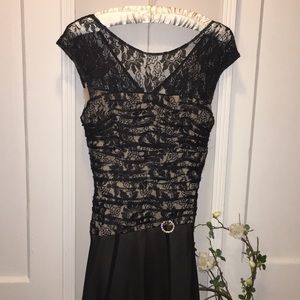 Elegant lace top dress